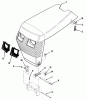 Toro 41-20OE02 (520-H) - 520-H Garden Tractor, 1991 (1000001-1999999) Ersatzteile SHEET METAL AND COVERS #1