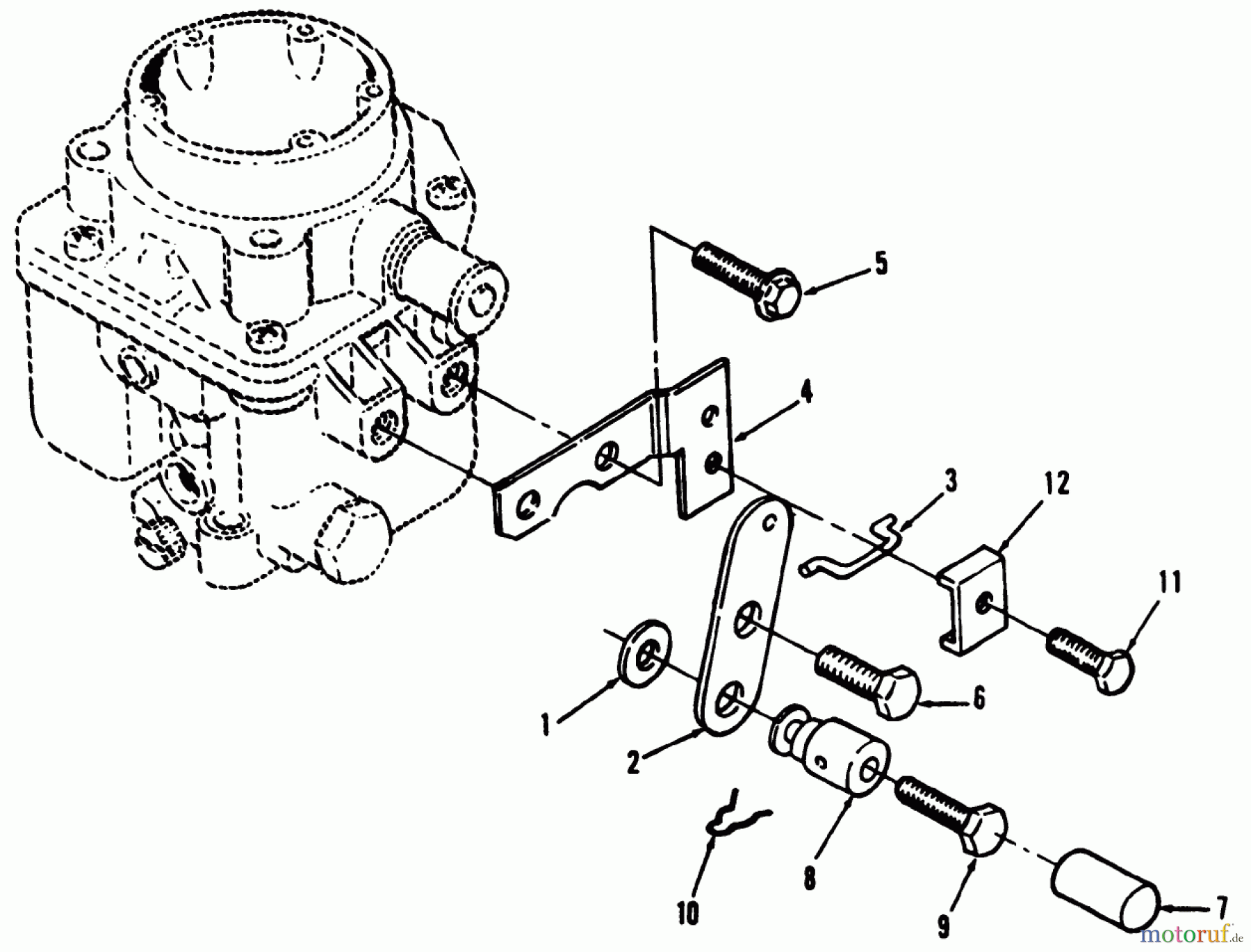 Toro Neu Mowers, Lawn & Garden Tractor Seite 1 41-20OE03 (520-H) - Toro 520-H Garden Tractor, 1992 (2000001-2999999) CHOKE CONTROL (FRONT PULL)