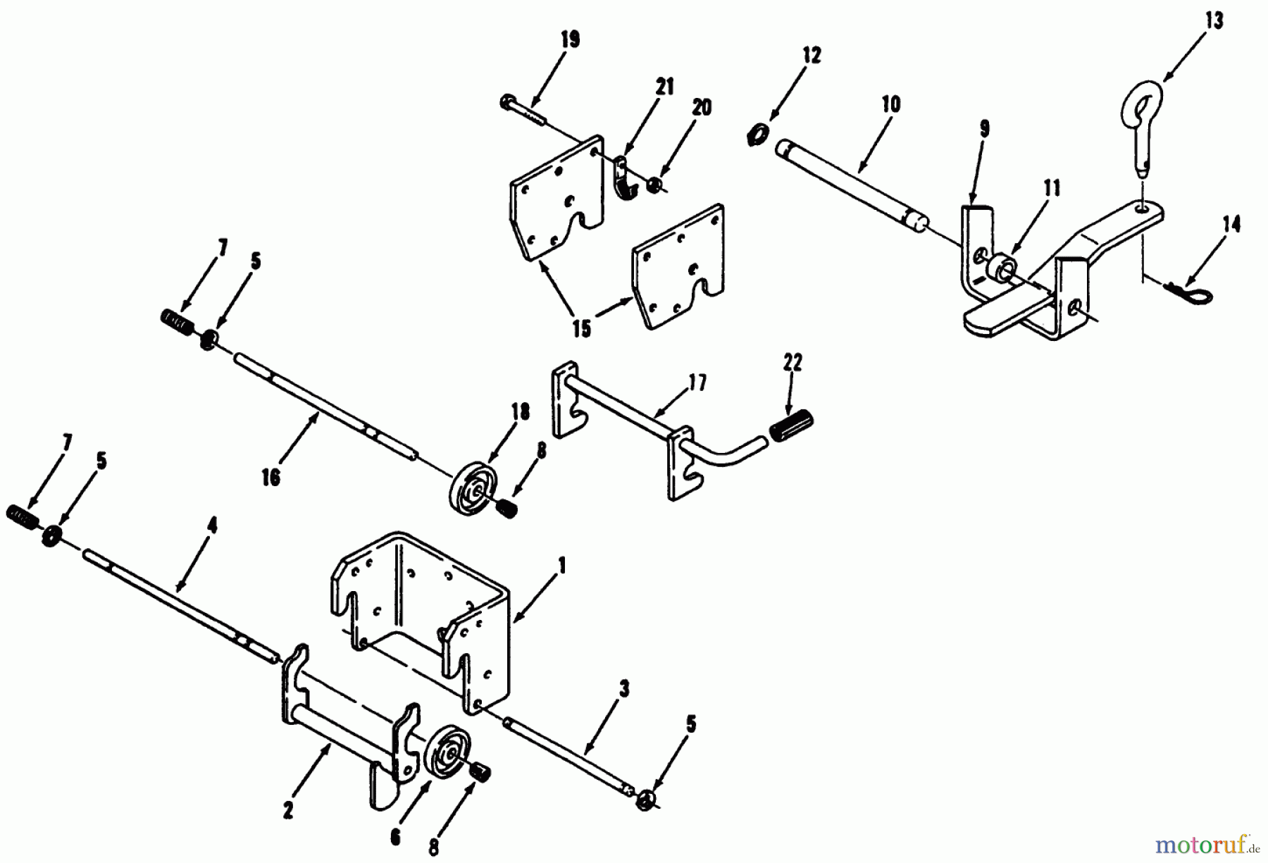  Toro Neu Mowers, Lawn & Garden Tractor Seite 1 41-20OE03 (520-H) - Toro 520-H Garden Tractor, 1992 (2000001-2999999) HITCHES