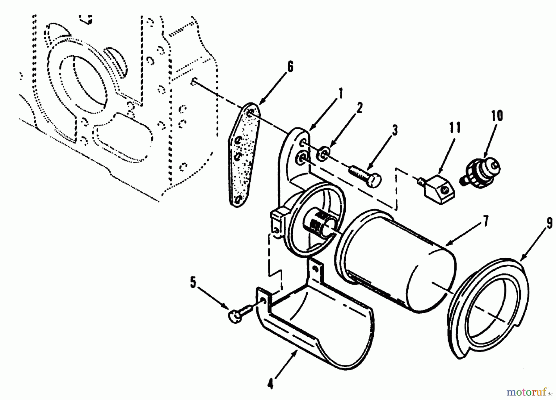 Toro Neu Mowers, Lawn & Garden Tractor Seite 1 41-20OE03 (520-H) - Toro 520-H Garden Tractor, 1992 (2000001-2999999) OIL FILTER AND LOW OIL PRESSURE CUT-OFF SWITCH