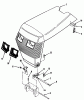 Toro 41-20OE03 (520-H) - 520-H Garden Tractor, 1992 (2000001-2999999) Ersatzteile SHEET METAL AND COVERS #1