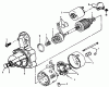 Toro 41-20OE03 (520-H) - 520-H Garden Tractor, 1992 (2000001-2999999) Ersatzteile STARTER COMPONENTS