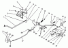 Toro 42-16BE01 (246-H) - 246-H Yard Tractor, 1992 (2000001-2999999) Ersatzteile BRAKE AND HYDRO LINKAGE