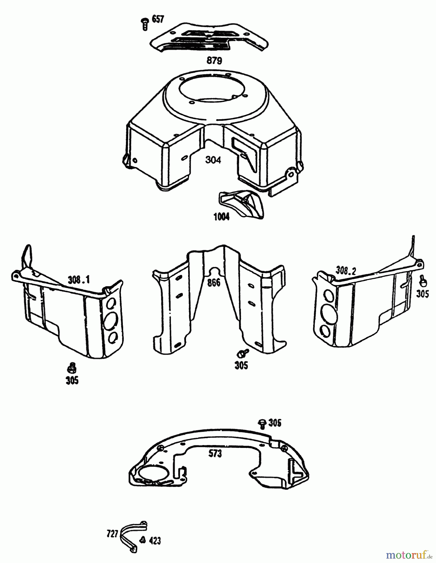Toro Neu Mowers, Lawn & Garden Tractor Seite 1 42-16BE01 (246-H) - Toro 246-H Yard Tractor, 1992 (2000001-2999999) ENGINE TORO POWER PLUS #3
