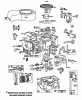 Toro 59155 - Mulcher Kit, 32" Mower Ersatzteile ENGINE BRIGGS & STRATTON MODEL 252707-0230-01 (MODEL 57360) #2