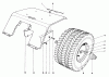 Toro 55050 (935) - 935 Electric Lawn Tractor, 1969 (9000001-9999999) Ersatzteile 935 AND 935E REAR TIRE AND FENDER ASSEMBLY