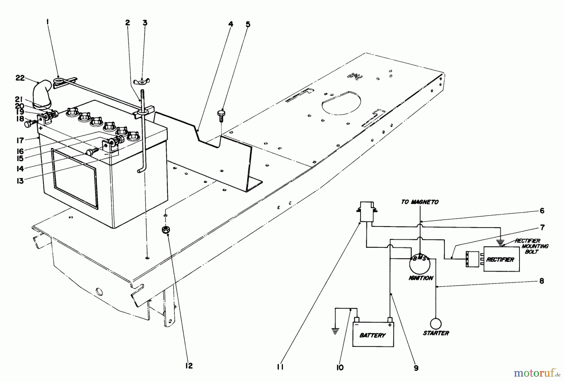  Toro Neu Mowers, Lawn & Garden Tractor Seite 1 55002 (935) - Toro 935 Recoil Lawn Tractor, 1969 (9000001-9999999) 935E ELECTRICAL ASSEMBLY