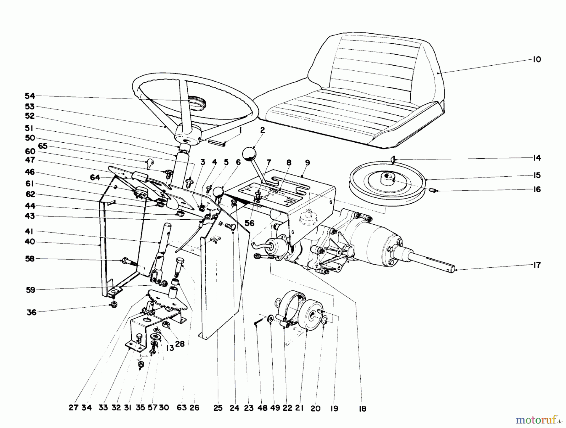 Toro Neu Mowers, Lawn & Garden Tractor Seite 1 55003 (800) - Toro 800 Recoil Lawn Tractor, 1970 (0000001-0999999) DASH ASSEMBLY