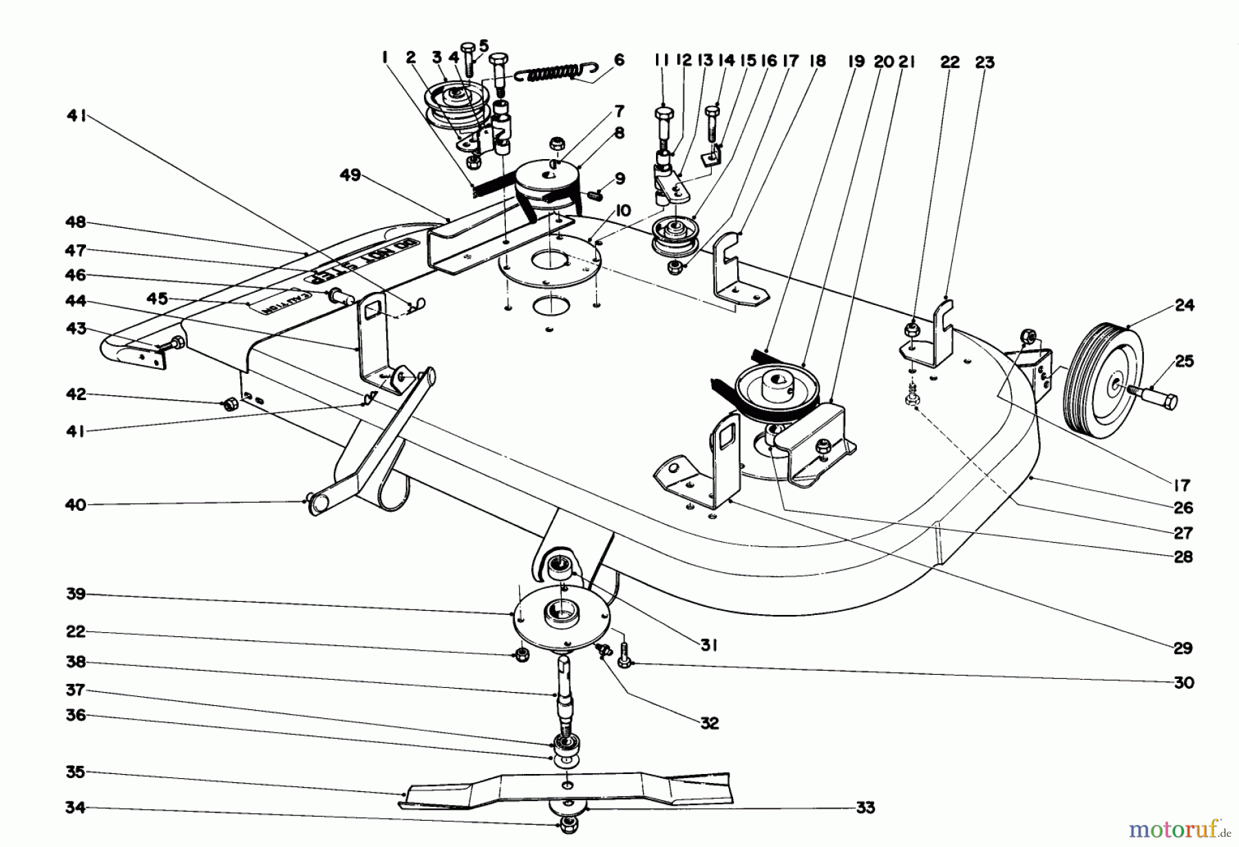 Toro Neu Mowers, Lawn & Garden Tractor Seite 1 55055 (800) - Toro 800 Electric Lawn Tractor, 1971 (1000001-1999999) 36