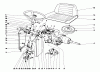 Toro 55055 (800) - 800 Electric Lawn Tractor, 1971 (1000001-1999999) Ersatzteile DASH AND TRANSAXLE ASSEMBLY