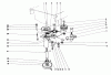 Toro 55055 (800) - 800 Electric Lawn Tractor, 1971 (1000001-1999999) Ersatzteile POWER TAKE-OFF ASSEMBLY