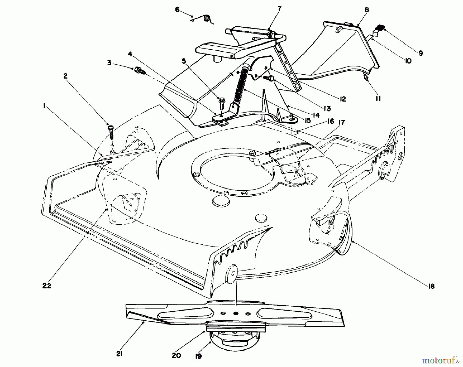 Toro Neu Accessories, Mower 59173 - Toro Recycler Kit RECYCLER ASSEMBLY