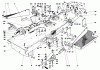 Toro 55152 (888) - 888 matic Tractor, 1970 (0000001-0999999) Ersatzteile CHASSIS ASSEMBLY