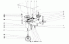 Toro 55233 - 36" Side Discharge Mower, 1973 (3000001-3999999) Ersatzteile POWER TAKE OFF ASSEMBLY