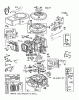 Toro 56176 (12-32) - 12-32 Rear Engine Rider, 1991 (1000001-1999999) Ersatzteile BRIGGS & STRATTON MODEL NO. 286707-0119-01 #1