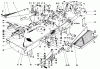 Toro 55256 (888) - 888 matic Tractor, 1971 (1000001-1999999) Ersatzteile CHASSIS ASSEMBLY