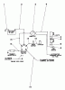 Toro 55256 (888) - 888 matic Tractor, 1971 (1000001-1999999) Ersatzteile ELECTRICAL SCHEMATIC WIRING SCHEMATIC FOR ENGINE 221-347 (190707-0142) AND 221-349 (191707-0124)
