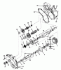 Toro 55256 (888) - 888 matic Tractor, 1971 (1000001-1999999) Ersatzteile TRANSAXLE (PEERLESS) MODEL NO. 1302 ASSEMBLY