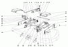 Toro 55402 (960) - 960 Suburban Lawn Tractor, 1969 (9000001-9999999) Ersatzteile 42" MOWER DECK LINKAGE ASSEMBLY (OPTIONAL)