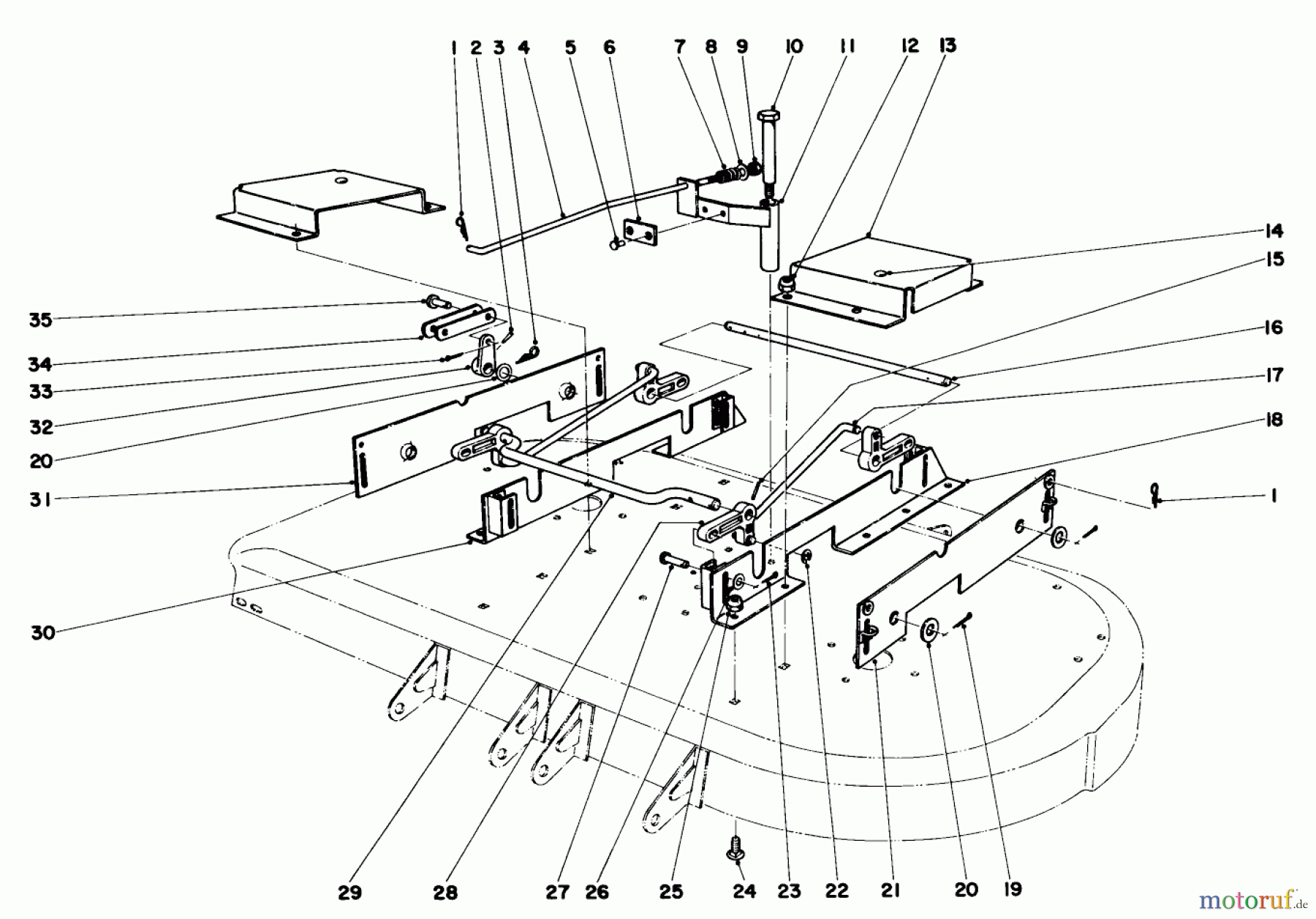 Toro Neu Mowers, Lawn & Garden Tractor Seite 1 55302 (950) - Toro 950 Suburban Lawn Tractor, 1969 (9000001-9999999) 42