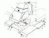 Toro 56176 (12-32) - 12-32 Rear Engine Rider, 1991 (1000001-1999999) Ersatzteile FRONT TOWER ASSEMBLY