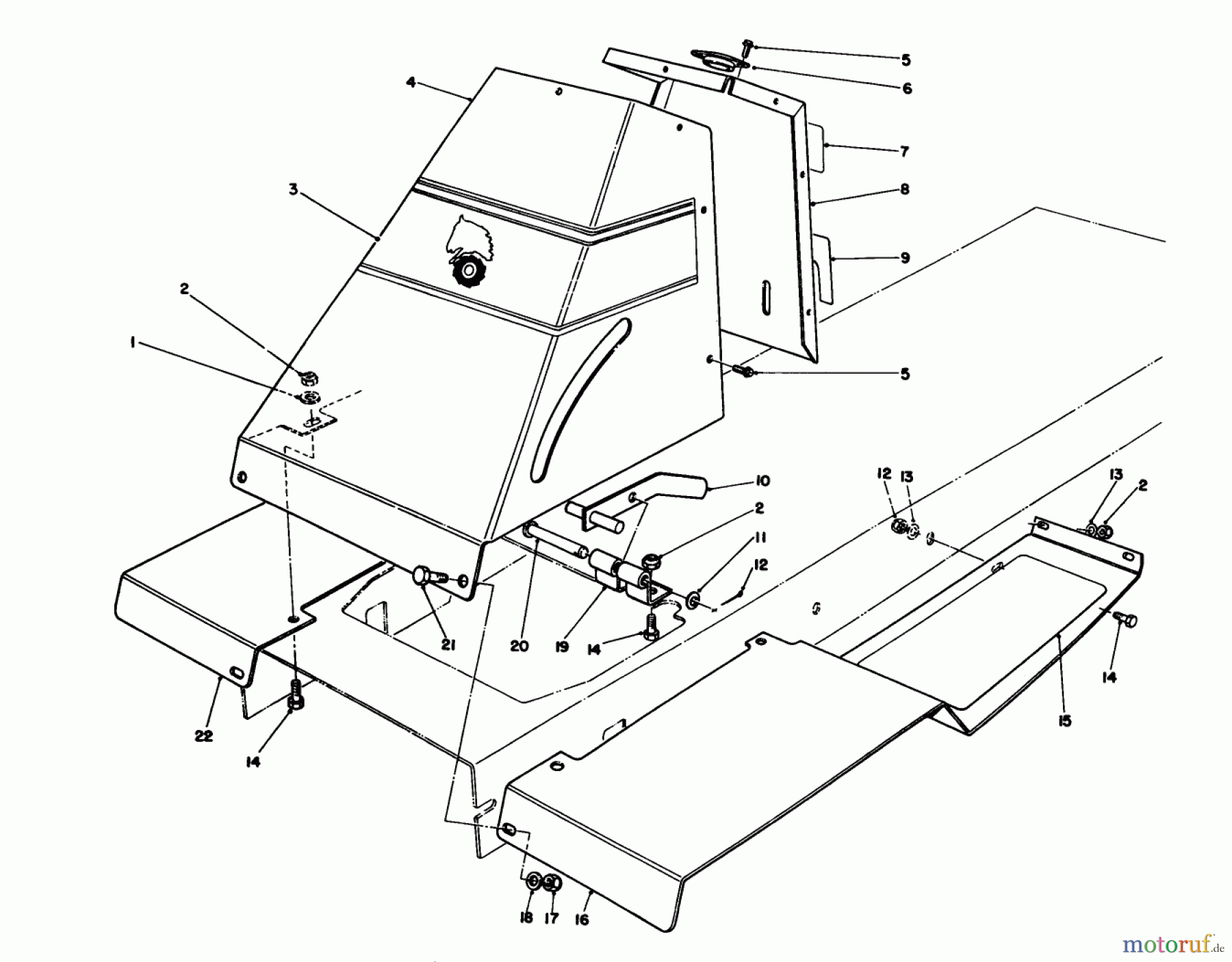 Toro Neu Mowers, Rear-Engine Rider 56176 (12-32) - Toro 12-32 Rear Engine Rider, 1991 (1000001-1999999) FRONT TOWER ASSEMBLY