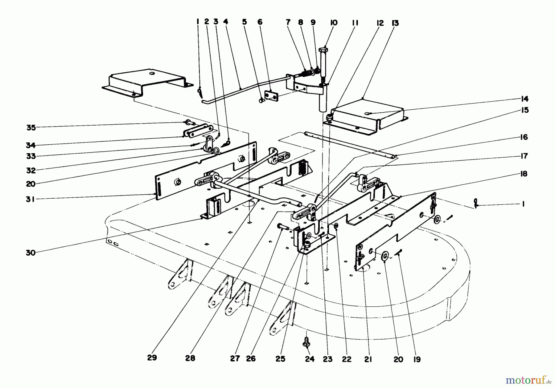 Toro Neu Mowers, Lawn & Garden Tractor Seite 1 55302 (950) - Toro 950 Suburban Lawn Tractor, 1970 (0000001-0999999) 42