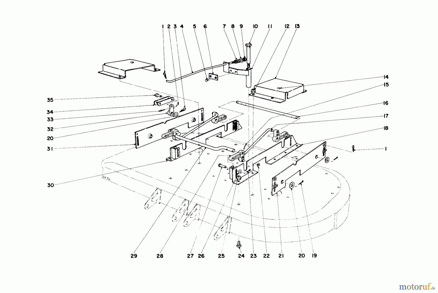 Toro Neu Mowers, Lawn & Garden Tractor Seite 1 55302 (950) - Toro 950 Suburban Lawn Tractor, 1971 (1000001-1999999) 42
