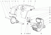 Toro 57002 - 25" Lawn Tractor, 1969 (9000001-9999999) Ersatzteile 905 AND 910 REAR AXLE ASSEMBLY