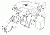 Toro 56176 (12-32) - 12-32 Rear Engine Rider, 1991 (1000001-1999999) Ersatzteile TWIN BAGGER GRASS CATCHER MODEL 59184 (OPTIONAL)