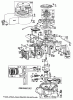 Toro 57043 - 25" Lawn Tractor, 1971 (1000001-1999999) Ersatzteile ENGINE MODEL 130902 (RECOIL) BRIGGS & STRATTON