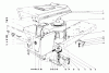 Toro 57043 - 25" Lawn Tractor, 1971 (1000001-1999999) Ersatzteile HOOD AND ENGINE ASSEMBLY