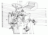 Toro 57043 - 25" Lawn Tractor, 1971 (1000001-1999999) Ersatzteile STEERING AND TRANSMISSION ASSEMBLY