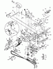 Toro 57101 - 25" Lawn Tractor, 1968 (8000001-8999999) Ersatzteile CHASSIS ASSEMBLY PARTS LIST