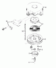 Toro 57104 - 32" Lawn Tractor, 1970 (0000001-0999999) Ersatzteile MODEL 590420 REWIND STARTER ASSEMBLY (RECOIL)