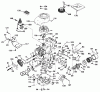 Toro 57111 - 32" Lawn Tractor, 1971 (1000001-1999999) Ersatzteile ENGINE V70-125130 (ELECTRIC)