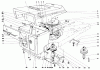Toro 57111 - 32" Lawn Tractor, 1971 (1000001-1999999) Ersatzteile HOOD AND ENGINE ASSEMBLY