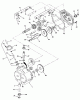 Toro 57111 - 32" Lawn Tractor, 1971 (1000001-1999999) Ersatzteile MODEL 352 TRANSMISSION TECUMSEH