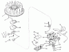 Toro 57111 - 32" Lawn Tractor, 1971 (1000001-1999999) Ersatzteile MODEL 610681A MAGNETO ASSEMBLY (ELECTRIC)