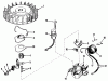 Toro 57111 - 32" Lawn Tractor, 1971 (1000001-1999999) Ersatzteile MODEL 610689A MAGNETO ASSEMBLY (RECOIL)