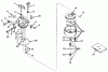 Toro 57111 - 32" Lawn Tractor, 1971 (1000001-1999999) Ersatzteile MODEL 631447 CARBURETOR ASSEMBLY