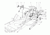 Toro 57351 - 32" Lawn Tractor, 1977 (7000001-7999999) Ersatzteile SHIFT & CLUTCH ASSEMBLY