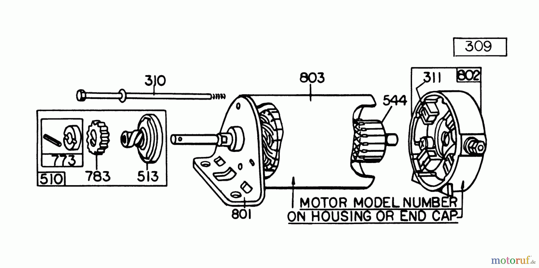 Toro Neu Mowers, Lawn & Garden Tractor Seite 1 57360 (11-32) - Toro 11-32 Lawn Tractor, 1978 (8000001-8999999) BRIGGS & STRATTON MODEL 191707-5633-01 (MODEL 57300) #2