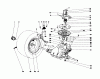 Toro 57300 (8-32) - 8-32 Front Engine Rider, 1978 (8000001-8999999) Ersatzteile TRANSAXLE & CLUTCH ASSEMBLY