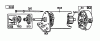 Toro 57360 (11-32) - 11-32 Lawn Tractor, 1979 (9000001-9999999) Ersatzteile BRIGGS & STRATTON MODEL 191707-5641-01 (MODEL 57300) #2