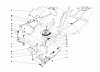 Toro 57360 (11-32) - 11-32 Lawn Tractor, 1979 (9000001-9999999) Ersatzteile CLUTCH & ACTUATOR ASSEMBLY