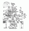 Toro 57360 (11-32) - 11-32 Lawn Tractor, 1979 (9000001-9999999) Ersatzteile ENGINE BRIGGS & STRATTON MODEL 191707-5641-01 (MODEL 57300)