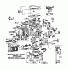 Toro 57360 (11-32) - 11-32 Lawn Tractor, 1979 (9000001-9999999) Ersatzteile ENGINE BRIGGS & STRATTON MODEL 252707-0177-01 (MODEL 57360) #1
