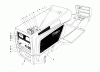 Toro 57360 (11-32) - 11-32 Lawn Tractor, 1979 (9000001-9999999) Ersatzteile HOOD ASSEMBLY MODEL 57360