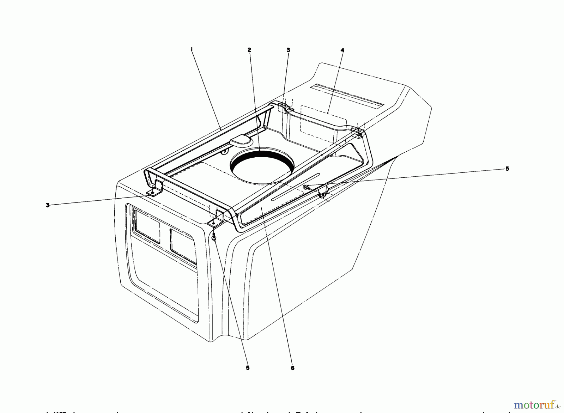 Toro Neu Mowers, Lawn & Garden Tractor Seite 1 57360 (11-32) - Toro 11-32 Lawn Tractor, 1979 (9000001-9999999) HOOD DUCT ASSEMBLY
